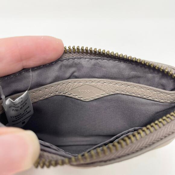 Fossil Sofia Small Wristlet Wallet Graystone Leather‎ SWL2814788 - Picture 8 of 10
